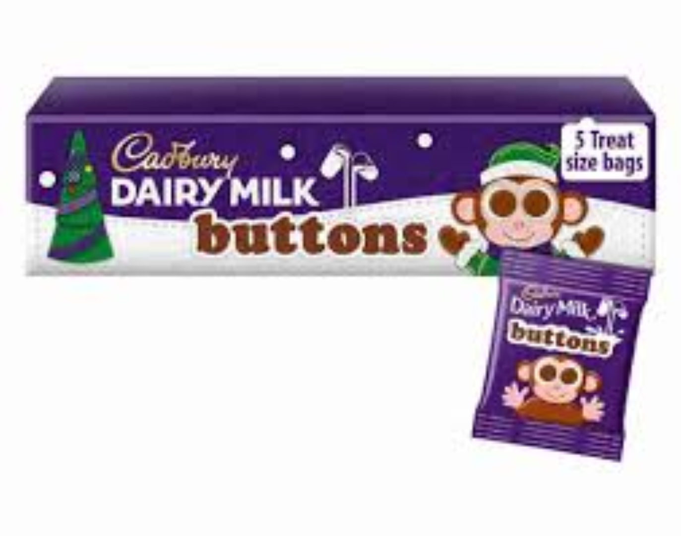 CADBURY DAIRY MILK BUTTONS TUBE 72G